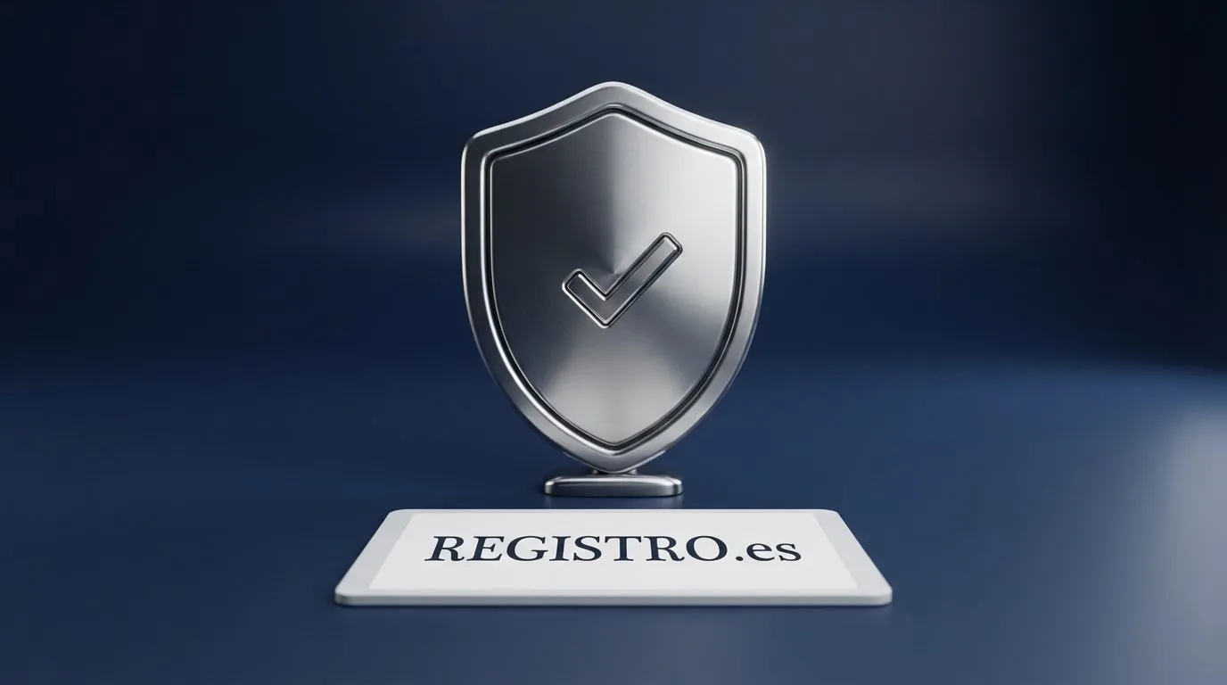 Sello o distintivo de licencia de la Dirección General de Ordenación del Juego visible en el pie de un casino online con dominio .es.