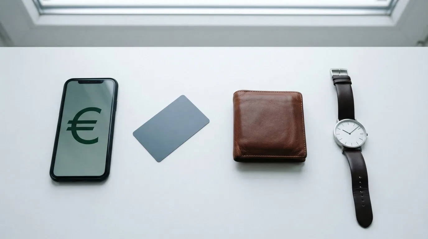 Carteras electrónicas, tarjetas y móviles junto a un reloj que compara la velocidad de cobro de cada método de pago en casinos online españoles
